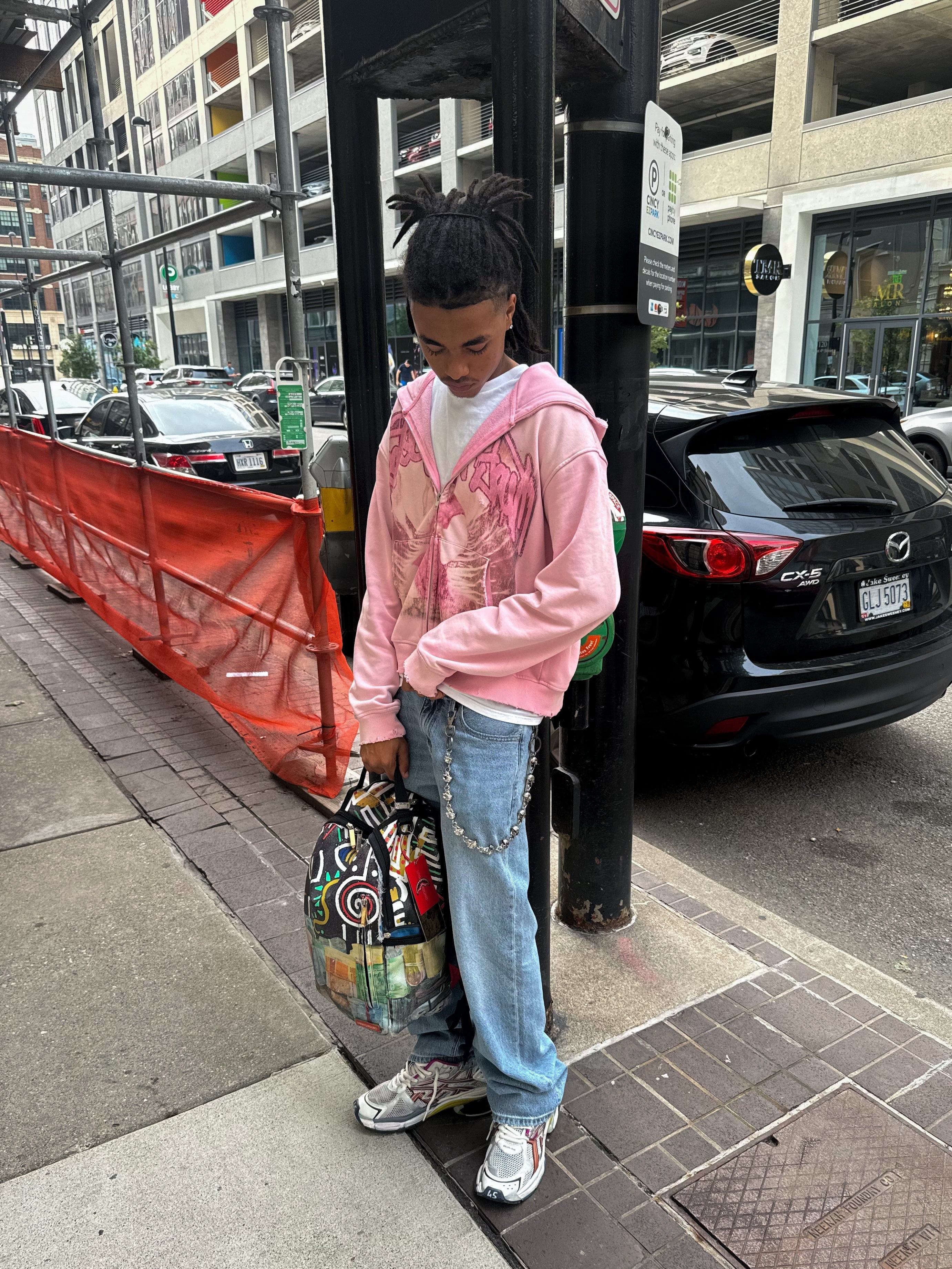 Parting of the “Pink Sea” Zip-up