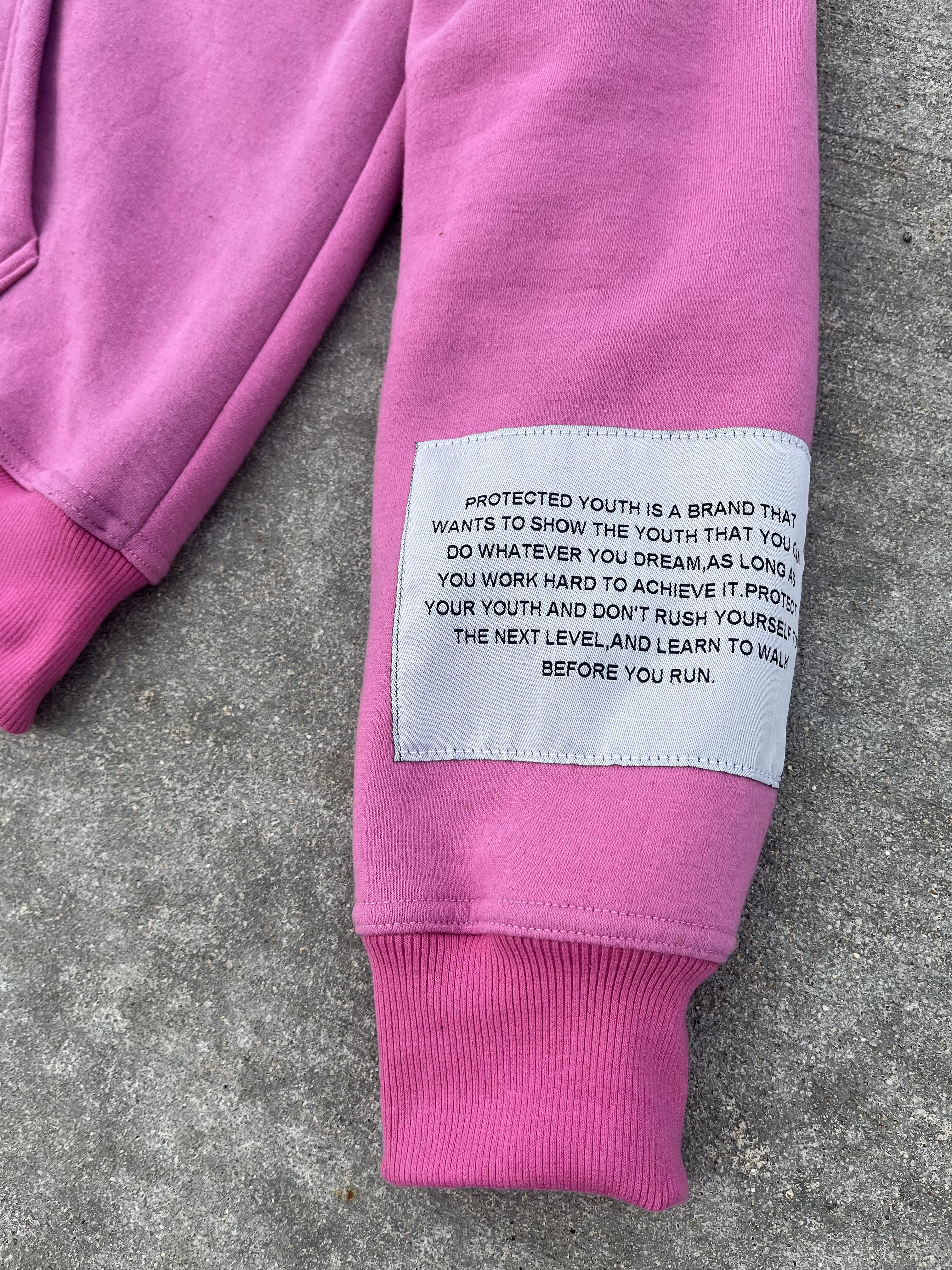 Blossom Pink Statement Zip-up